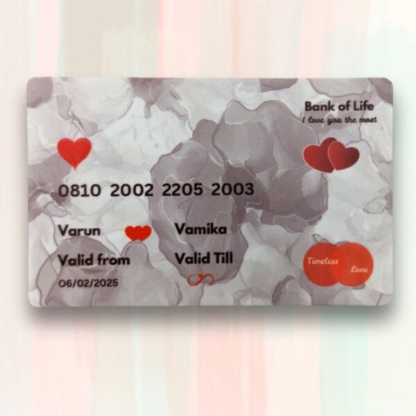 Love Bank wallet photo card - Image 2