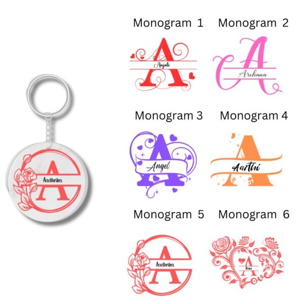Custom Initial keychain