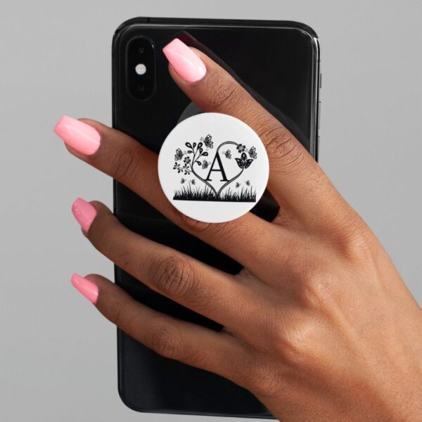 Butterfly Monogram pop socket