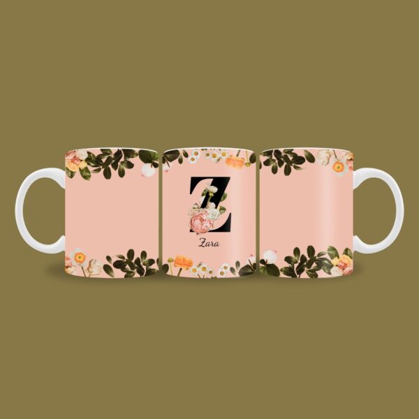 Floral Name mug