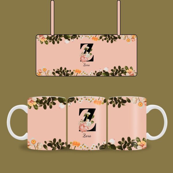 Floral Name mug - Image 2
