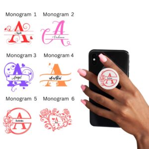 Monogram pop socket
