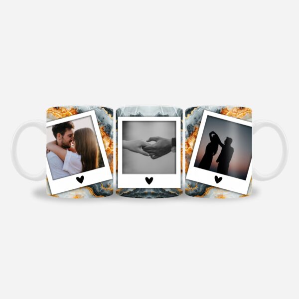 Gold Marble Name mug