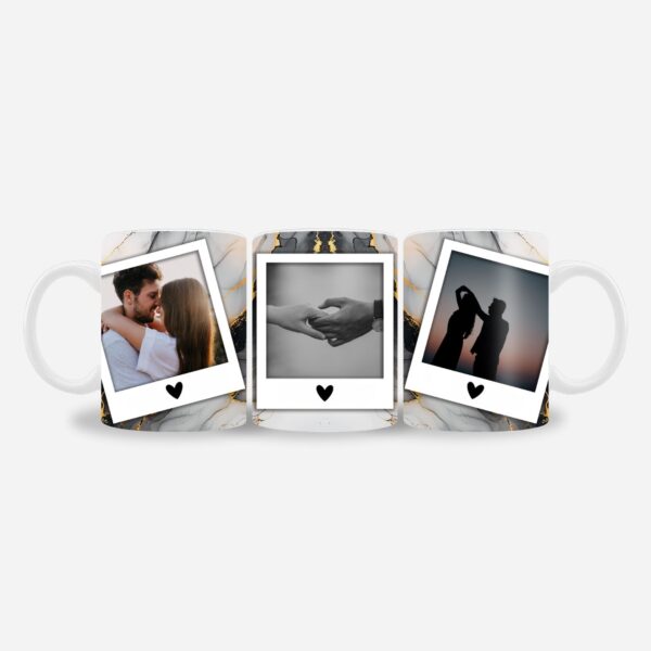 Balck Marble Name mug