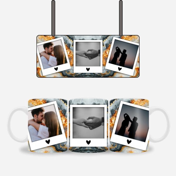 Gold Marble Name mug - Image 2