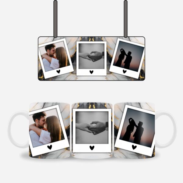 Balck Marble Name mug - Image 2