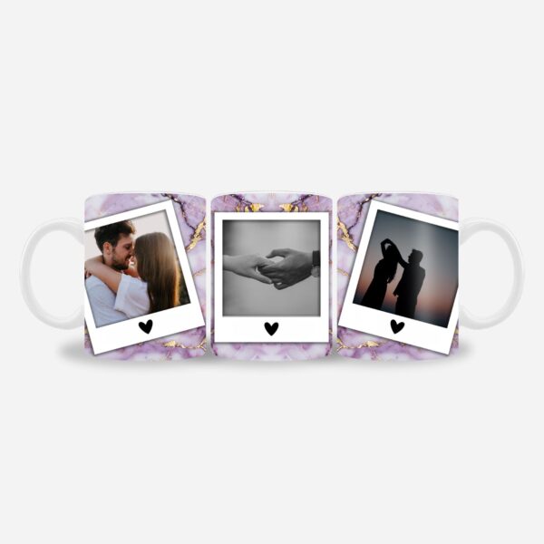 Purple Marble Name mug