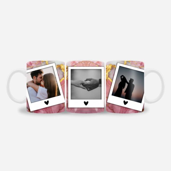 Pink Marble Name mug