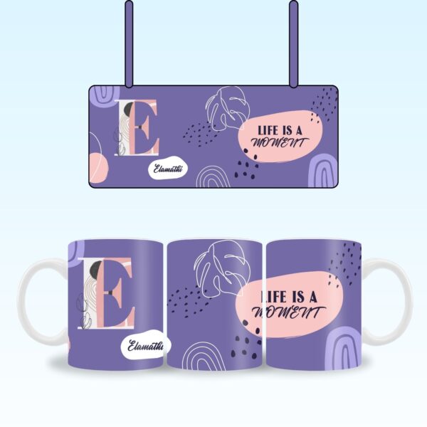 Purple Boho Name mug - Image 3