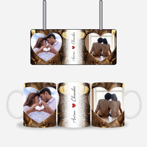Rust Marble Name mug - Image 2