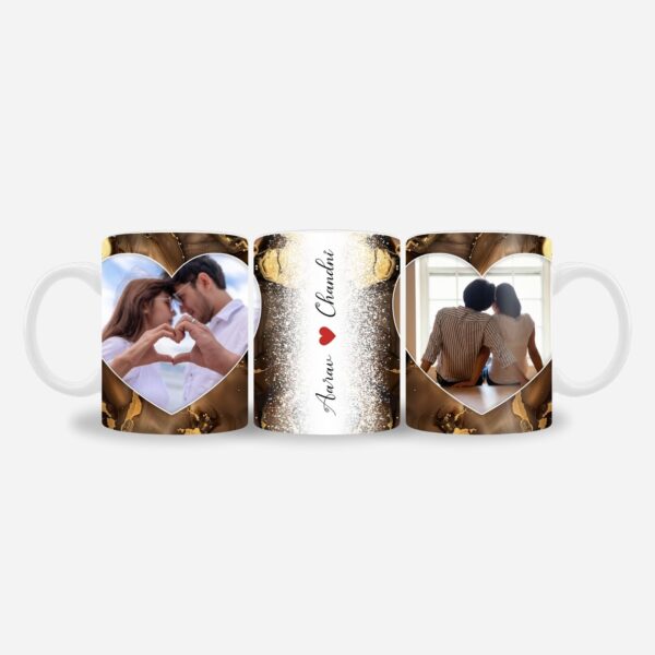 Rust Marble Name mug