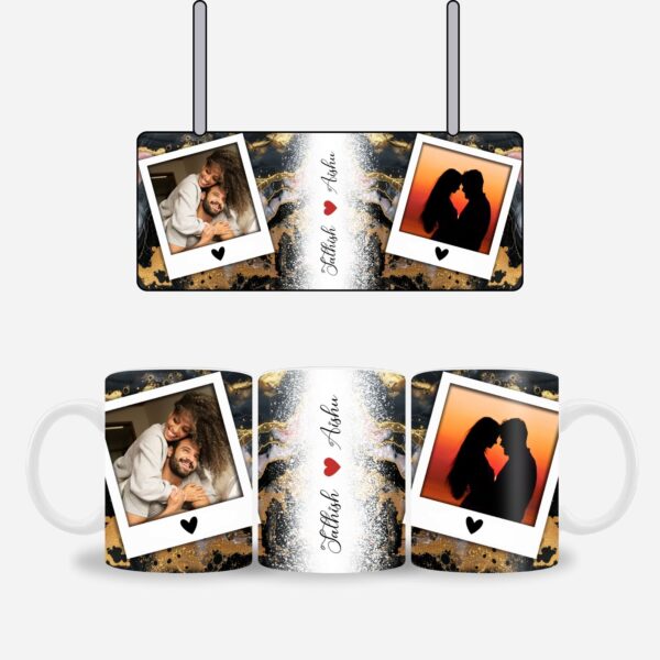 Yellow Marble Name mug - Image 2