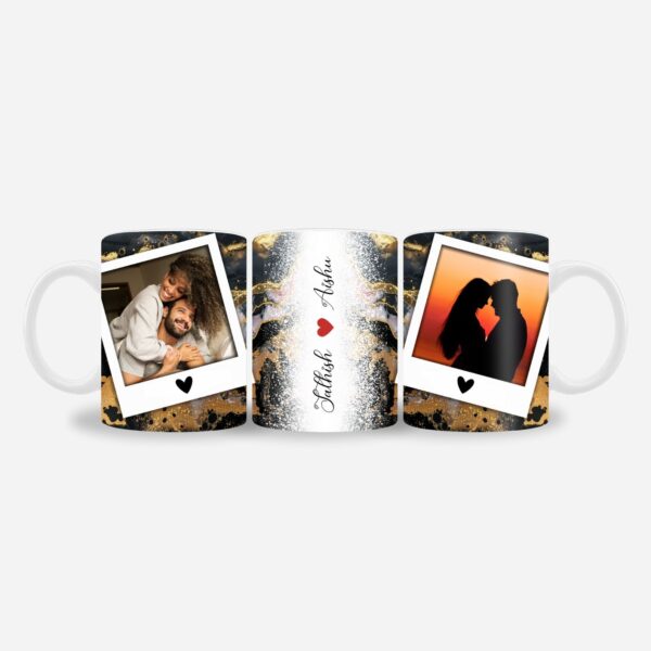 Yellow Marble Name mug