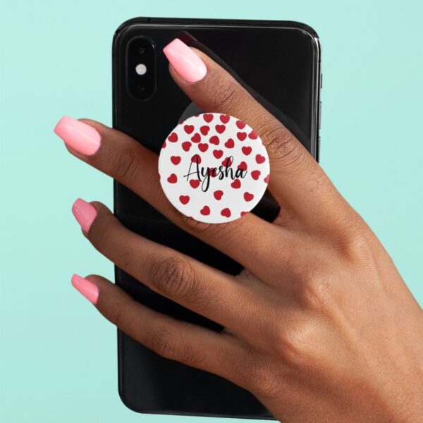 Aesthetic Name with Pattern Pop socket - Image 2