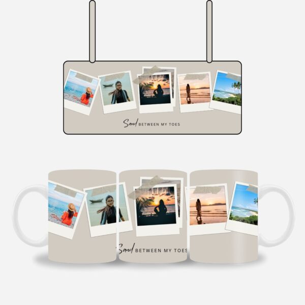 5 photo collage mug - Image 2