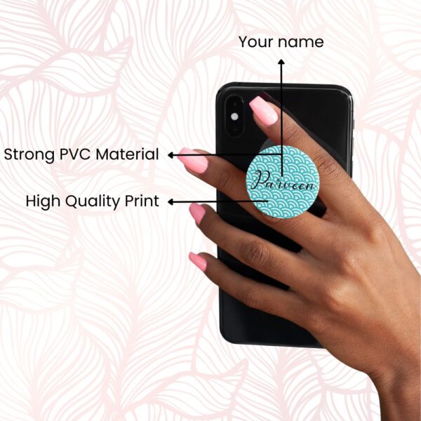 Aesthetic name printed Pop socket - Image 3