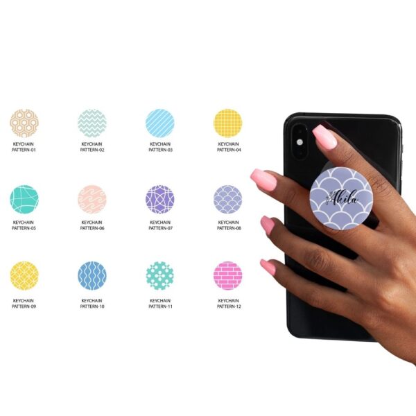 Customized name pop socket