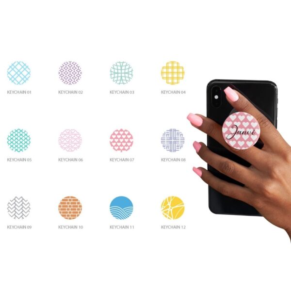 Personalized name pop socket