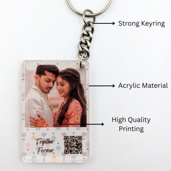 Customized QR code Keychain - Image 2