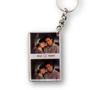 Customized Photo collage Keychain with Name
