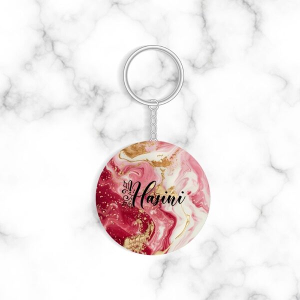 Customized Berry Marble Keychain