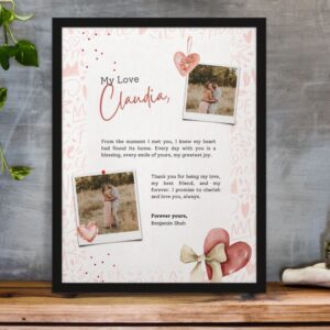 My Love Letter – Personalized Framed Poster