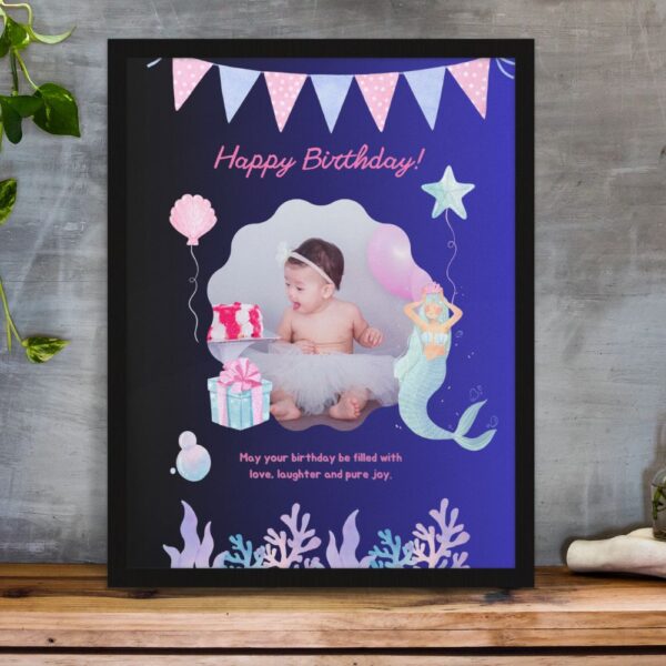 Mermaid – Personalized Framed Poster