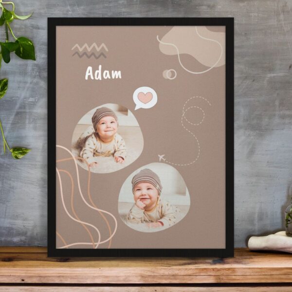 Soft Earthy Memories – Personalized Framed Poster