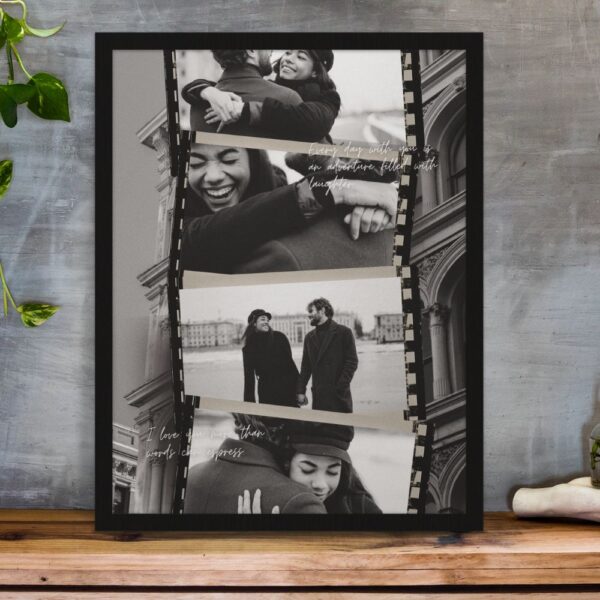 Black & White Magic – Personalized Framed Poster