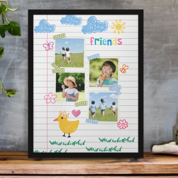 Notebook Style – Personalized Framed Poster