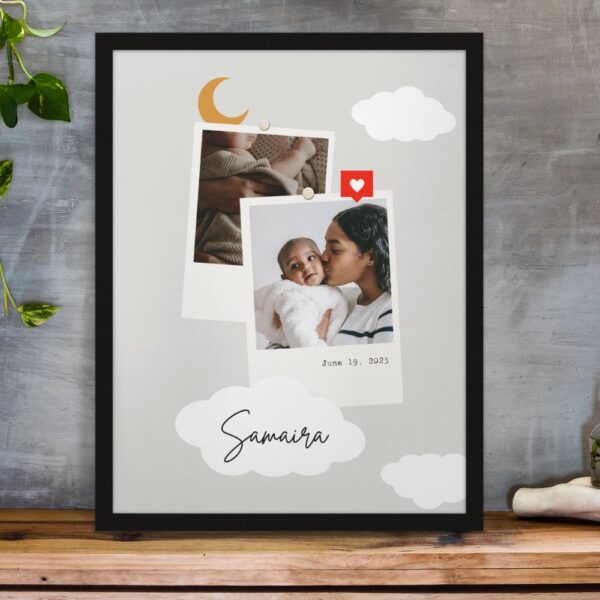 Cloudy Dreams – Personalized Framed Poster