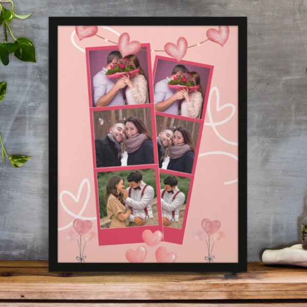 Pink Collage – Personalized Framed Poster