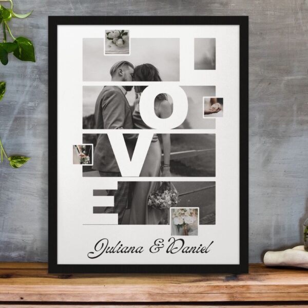 LOVE Block – Personalized Framed Poster