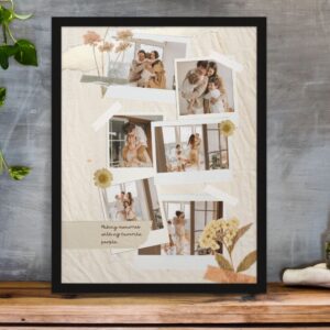 Grateful for Us Personalized Family photo frame