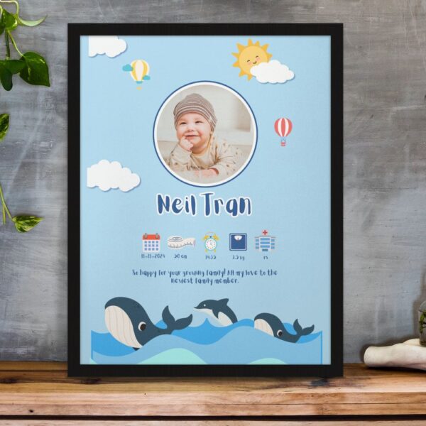 Little Explorer – Personalized Framed Poster