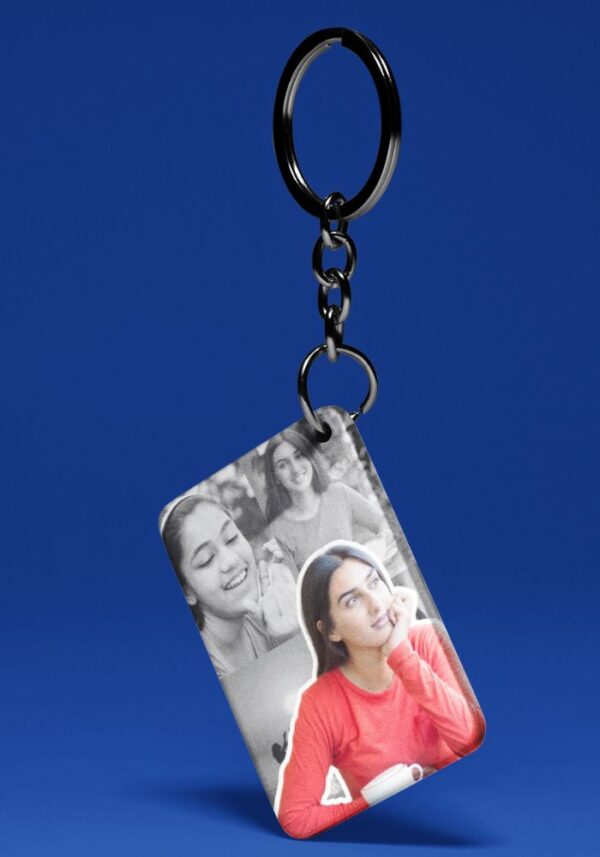 Monochrome Memories & Color Pop - Custom Photo Keychain