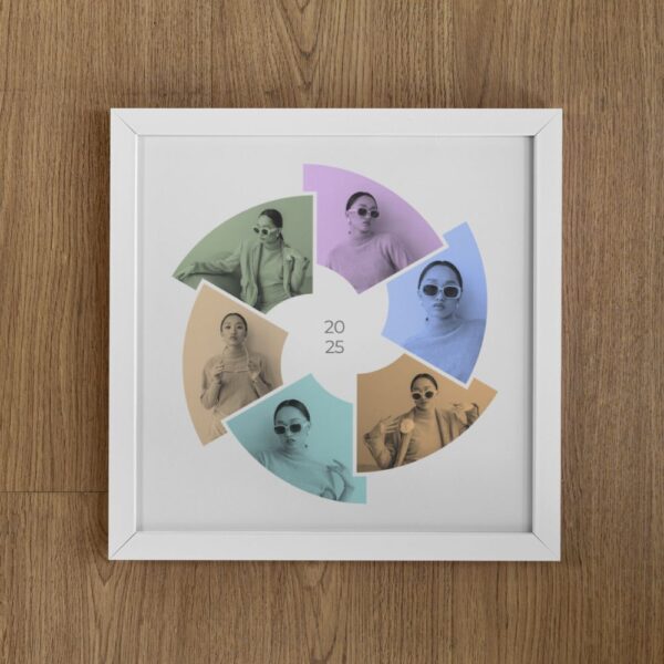 Modern Timeline - Personalized Mini Frame