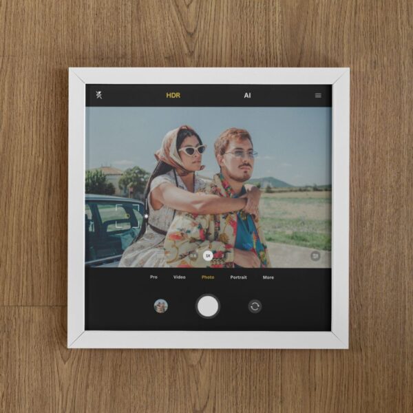 Retro Camera Style - Personalized Mini Frame